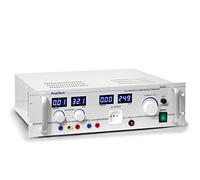 PeakTech P 2235 Transformateur d'isolation de régulation & alimentation de laboratoire - 0-250 V AC / 4,5 A & 0-30 V DC / 5 A - Appareil de laboratoire 2 en 1 avec affichage LED