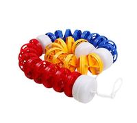 Pealihuy Corde de séparation Flottante réglable avec Crochets en Acier Inoxydable, bouée de Piscine en Spirale, Marque-Ligne, Corde de sécurité pour Piscine enterrée, séparation de Profondeur, Nylon