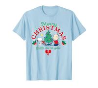 Peanuts Christmas Snoopy Charlie Brown Merry Lights Friendship T-Shirt