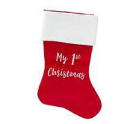 Pearhead My First Christmas Stocking, Baby’s First Christmas, Holiday Home Décor Accessory, Stocking Stuffer Gifts, Classic Stocking