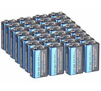 Pearl 30 piles alcalines 9V 6LR61 (PP3) type Bloc