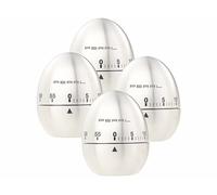 Pearl 4 minuteurs de cuisine 60 minutes en acier inoxydable