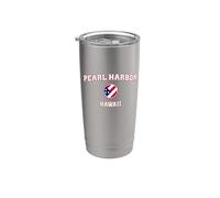 Pearl Harbor Hawaï (Hawaï) Gobelet isotherme en acier inoxydable double paroi
