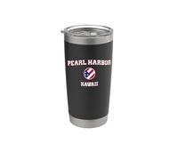 Pearl Harbor Hawaï (Hawaï) Gobelet isotherme en acier inoxydable double paroi