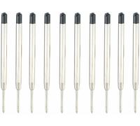 Pearl Jeu de 10 recharges pour stylo à bille, épaisseur B, noir