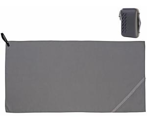 Pearl Serviette en microfibres 100 x 50 cm avec sac - coloris anthracite