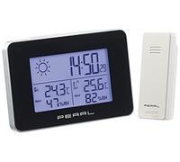 PEARL Station météo & horloge radio-pilotée avec capteur extérieur sans fil