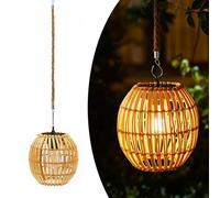 pearlstar Lampes solaires à suspendre pour l'extérieur, décoration de jardin, résistante aux intempéries, lanterne solaire pour extérieur et intérieur avec poignée de cordon, suspension pour balcon