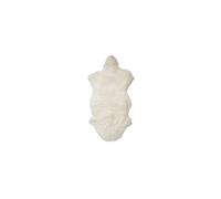 Peau en fausse fourrure blanche, peau de bête, uni - Bloomingville, Nanu - 50x90x1 cm