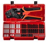 PEBA Pince à Sertir JST Connector kit, Outil de Sertissage 0.03-0.5mm²/AWG32-20, avec 19 Types Connecteurs JST XH &JST SM, Pince Electricien, Presse Pinces Outils, pour JST, Dupont, Molex, VH3,96mm