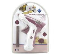 Pebaro Pistolet à cire sans fil avec bâtons pour créer des sceaux de cire 26 x 18,5 x 5 cm