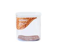 Boîte De Conservation Carrée En Verre 800ml - Pebbly