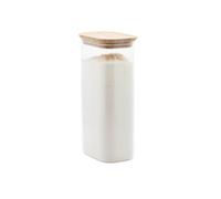 Bocal de rangement PKV-069 1,8 l, verre / bambou, Pebbly