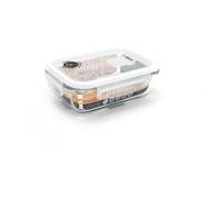 Boîte rectangulaire en verre 650 ml Pebbly