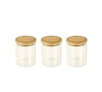 Set de 3 pots à épices en verre Pebbly 190 ml