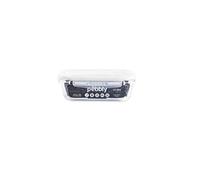 Pebbly PKV-025 boite, Verre Borosilicate, Transparent, 20,5x14,5x6,5 cm | Conservez, Réchauffez et Transportez vos Aliments, 100% Hermétique et Empilable pour Une Cuisine Organisée