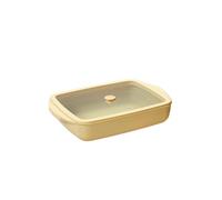 Plat à four PKV-081 1,6 l, crème, silicone, Pebbly