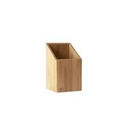 Pot à ustensiles NBA203 18 cm, marron, bambou, Pebbly