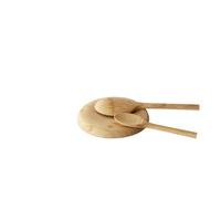 PEBBLY - Repose-Cuillère en Bambou - Ø 13,5 cm