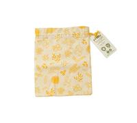 PEBBLY - Sac à Vrac en Coton Bio - 20 x 25 cm - Sac Avec Cordon de Serrage, Parfait pour Stocker des Aliments Secs, Riz, Pâtes, Noix et Réduire le Gaspillage Alimentaire, Trois Formats Disponibles