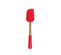 PEBBLY - Spatule en Bambou Naturel et Tête Souple en Silicone - 28 cm - Cuisinez Pratique et avec Facilité, en Matériau Résistant et Durable
