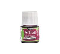 Peinture vitrail transparente Vieux rose - 45 ml