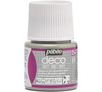 Pébéo - Peinture acrylique P.BO Déco - Gris mat - 45 ml - Finition mate