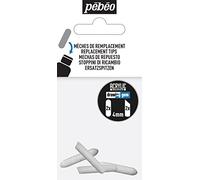 Pébéo 205033 Drawing Gum Set De 4 Mèches 2 Rondes + 2 Biseautes 4 mm