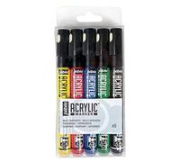 Pébéo 205505 Set 5 Decomarkers Peinture Multicolore - 1.2mm