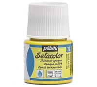 Pébéo 295036 Setacolor Opaque 1 Flacon Jaune Riche Moiré 45 ML