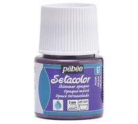 Pébéo 295067 Setacolor Opaque 1 Flacon Prune Moiré 45 ML