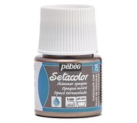 Pébéo 295075 Setacolor Opaque 1 Flacon ECLAT de Chocolat Moiré 45 ML