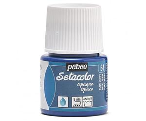 Pébéo 295084 Setacolor Opaque 1 Flacon Bleu Jean 45 ML