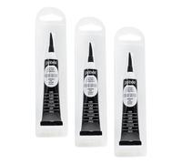 PEBEO 390100 Vitrail & Vitrail Opale 1 Tube Cerne Relief Noir 20 ML, OS (Lot de 3)