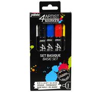 Feutre peinture 4Artist Marker 4 mm - Assortiment basique