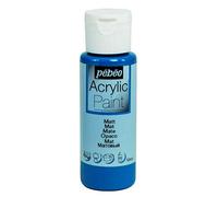 Pébéo Peinture acrylique Mat Fluide Bleu sarcelle 59 ml – tous supports