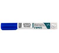 Pébéo 803408 7A Marqueur tissus pointe pinceau 1 mm Bleu