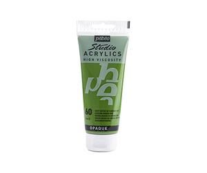 Pébéo 837060 Studio Acrylique Tube Vert Oxyde de Chrome Imitation 100 ml