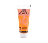 PEBEO Peinture Acrylique Fluorescente - Orange - 100 ml