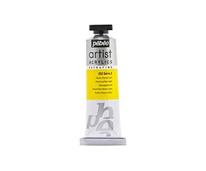 Pébéo 907252 Beaux-Arts Artiste Acrylique Extra Fine 1 Tube Jaune Hansa Clair 37 ml
