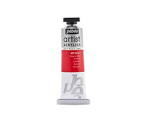 Pébéo 908307 Beaux-Arts Artiste Acrylique Extra Fine 1 Tube Rouge Vermillon 37 ml