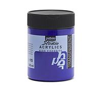 Peinture Acrylique - Bleu Outremer Foncé - 15 - Pébéo Studio - Pot De 500ml