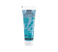 Pébéo Peinture acrylique Studio Dyna Haute viscosité Bleu‑Vert iridescent 250 ml