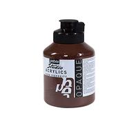 Pébéo - Acrylique Fine Studio Acrylics - Peinture Acrylique Marron - Ombre Brûlée - 500 ml