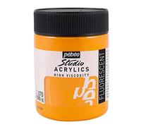 Pébéo Peinture acrylique Studio Haute viscosité Orange fluorescent 500 ml