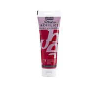 Pébéo Peinture acrylique Étude Studio – Carmin Naphtol n°18 – 250 ml