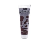 Pébéo - Acrylique Fine Studio Acrylics - Peinture Acrylique Rouge - Terre Rouge - 250 ml 169-063