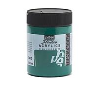 Peinture Acrylique - Emeraude Phtalo - 42 - Pébéo Studio - Pot De 500ml
