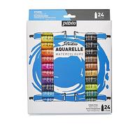 PEBEO - Aquarelle Studio - Set de Peinture Aquarelle Haute Qualité pour Artistes Professionnels et Peintres Amateurs - 24 Tubes de 12 ml 668920