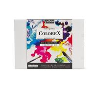 PEBEO Coffret Encre Aquarelle Colorex - Kit d'équipement - 38 pcs, Détail des couleurs dans la description